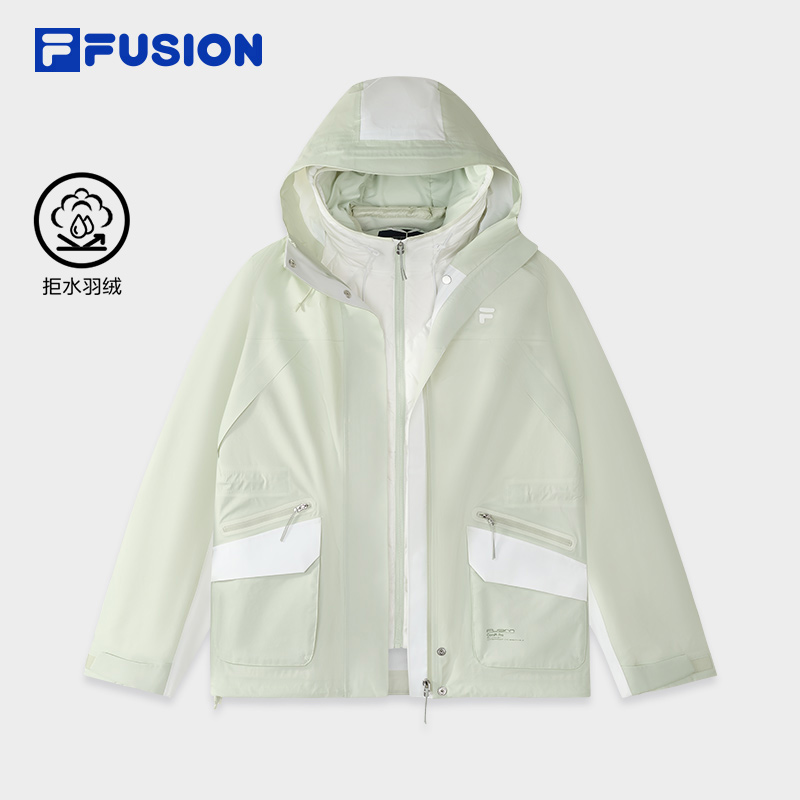 FILAFUSION斐樂女士中長羽絨服