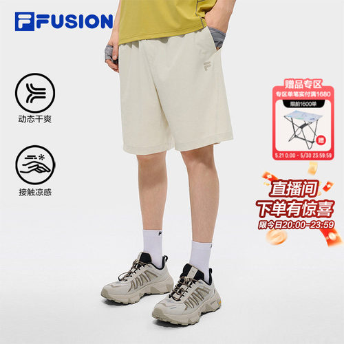FILAFUSION斐乐男子梭织五分裤