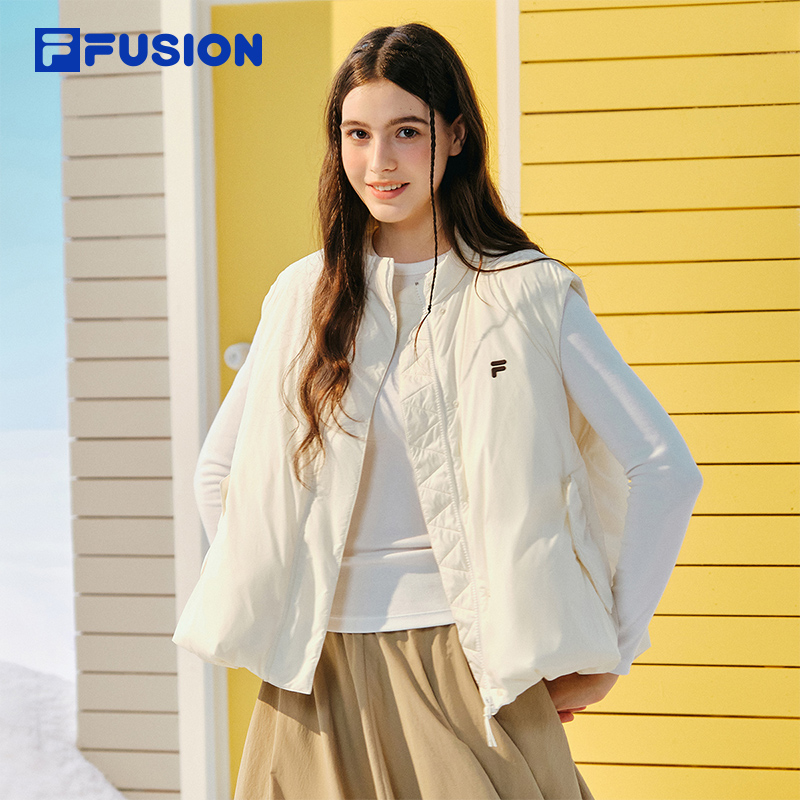 FILAFUSION斐乐潮牌羽绒马甲