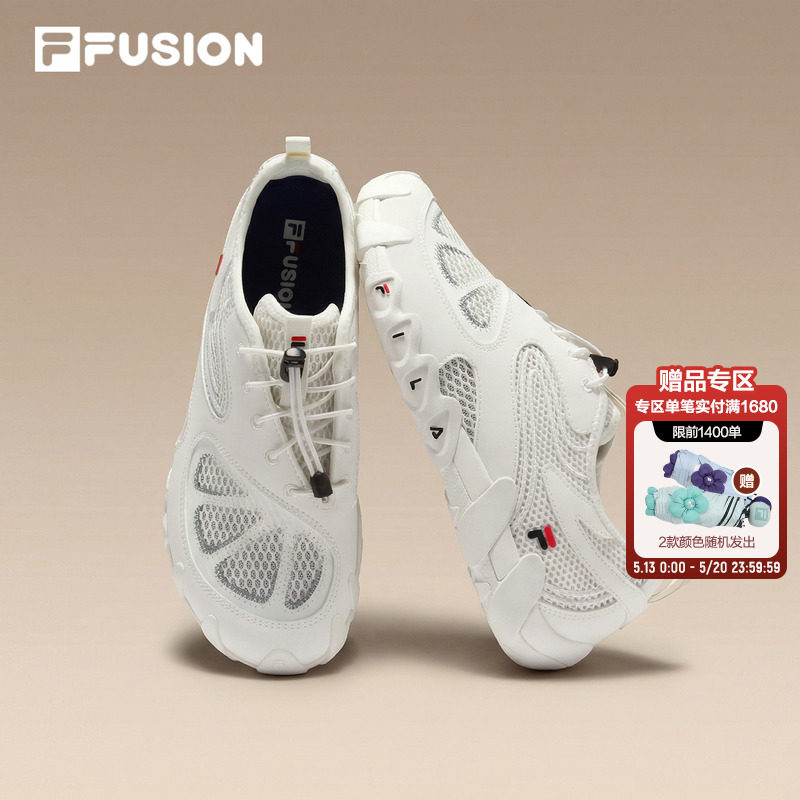 FILA FUSION斐乐赤足薄底鞋女休闲鞋2026夏季新款轻便