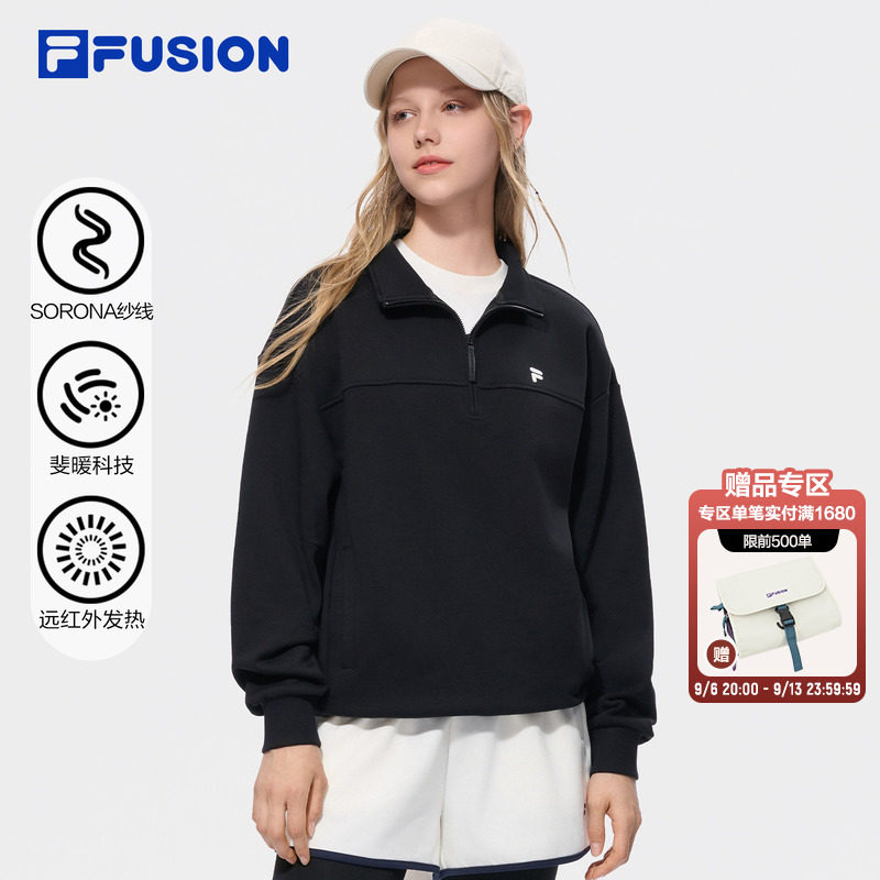 FILAFUSION斐乐潮牌套头卫衣女图片