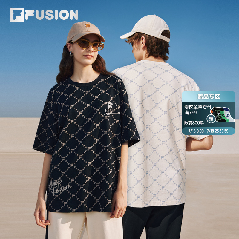 斐乐情侣短袖FILAFUSION