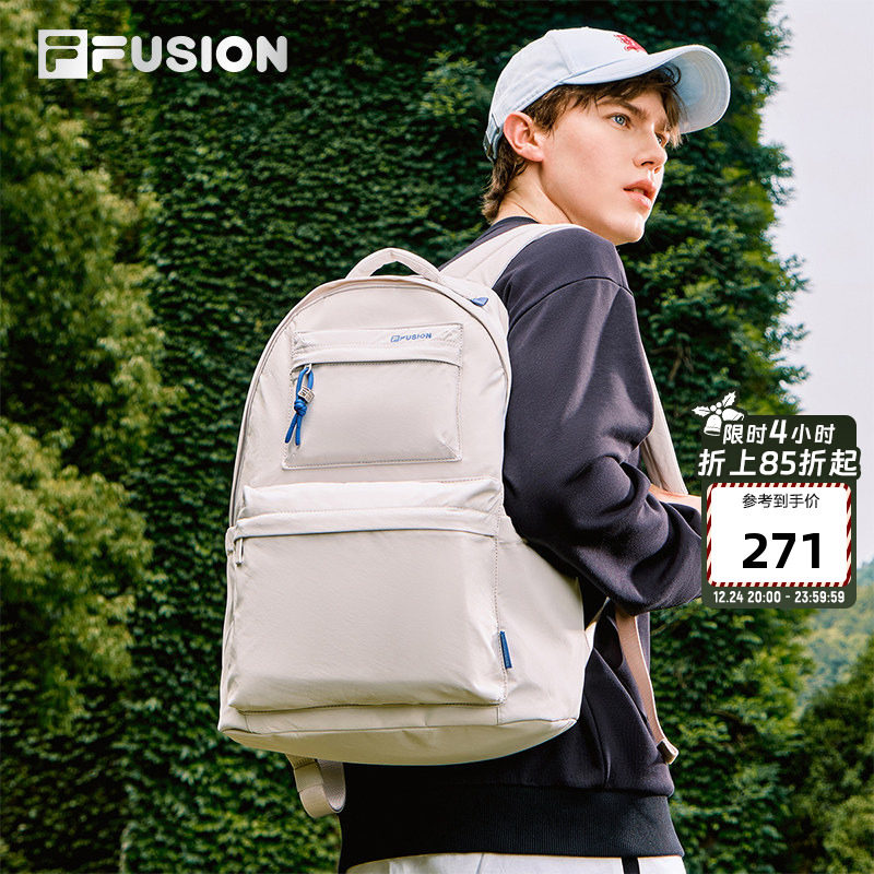 FILA FUSION斐乐情侣款双肩包2025秋季新款女包登山包