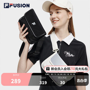 FILA 宝宝单肩包运动男包小包 挎包女包时尚 FUSION斐乐潮牌情侣款