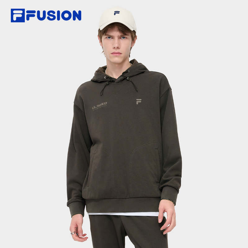FILAFUSION斐乐情侣连帽卫衣