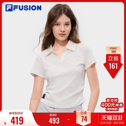 FILAFUSION斐乐潮牌短袖POLO