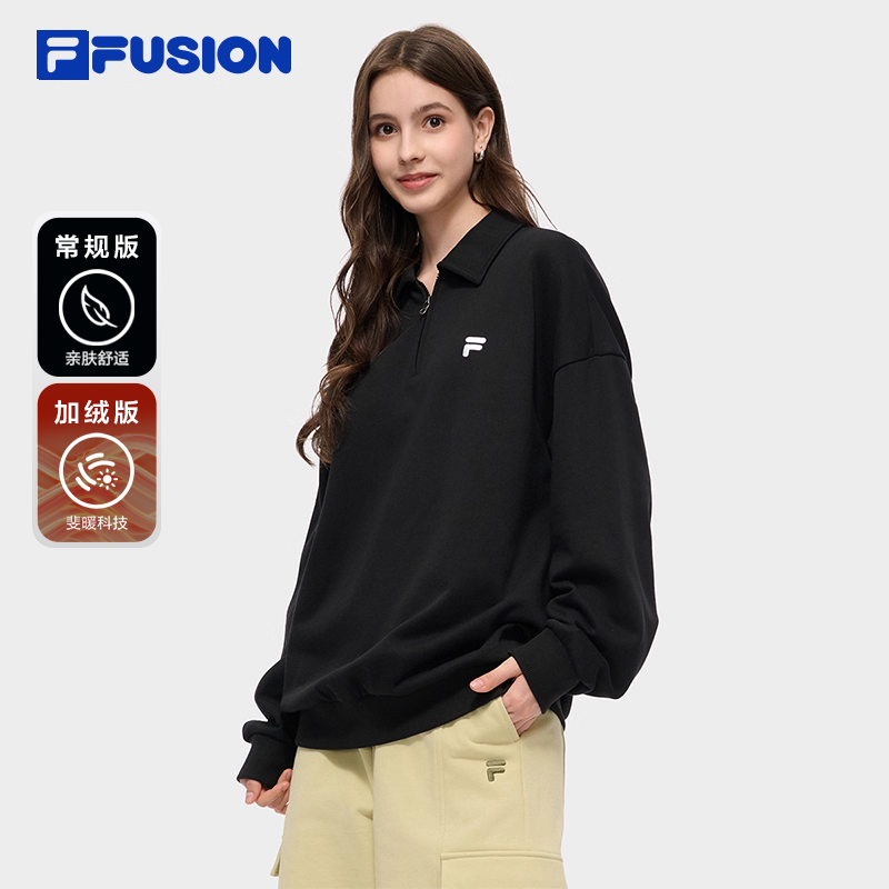 FILAFUSION斐乐针织长袖卫衣