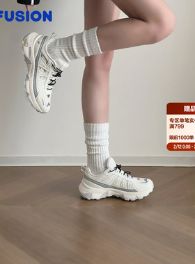 Como Y丨FILA FUSION斐乐女鞋老爹鞋户外休闲鞋V底运动鞋跑鞋男鞋