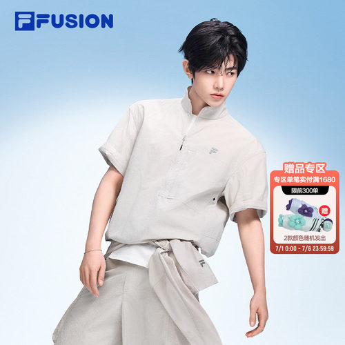 FILAFUSION斐乐潮牌短袖T恤polo