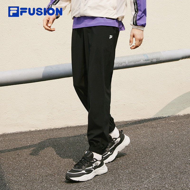 FILA FUSION斐乐运动裤篮球长裤男裤春季款裤子高弹宽松休
