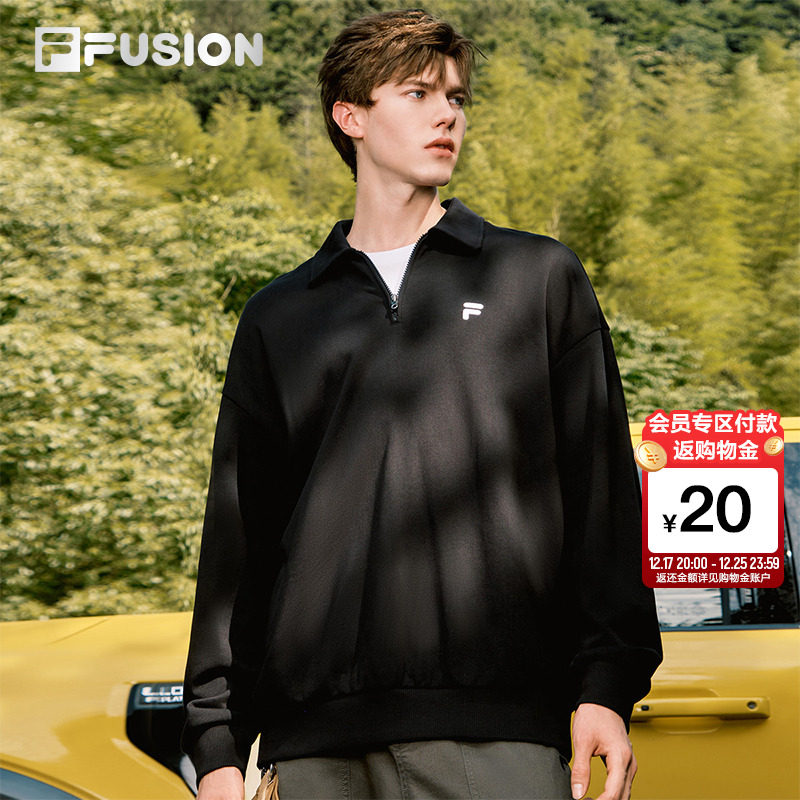 FILAFUSION斐乐针织长袖卫衣