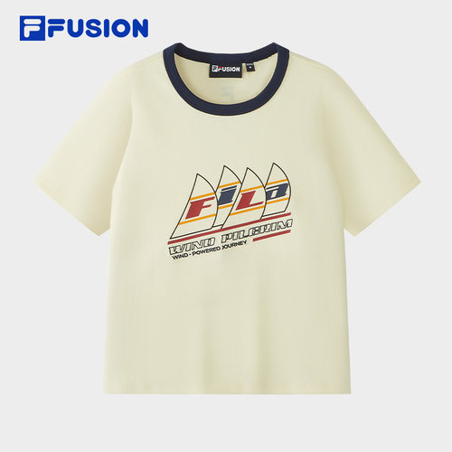 FILAFUSION斐乐潮牌针织短袖衫