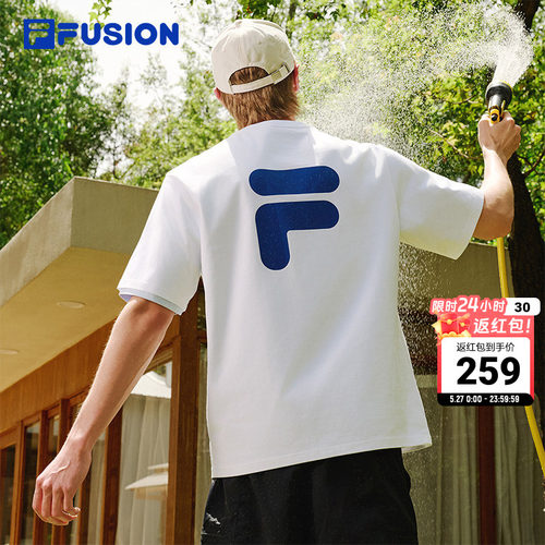 FILAFUSION情侣短袖透气百搭T恤