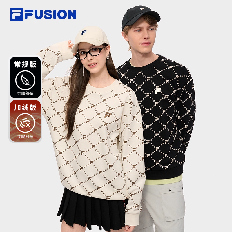 FILAFUSION斐乐潮牌针织套头衫