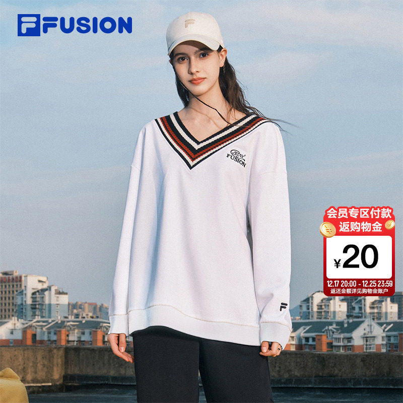 FILAFUSION斐乐女子套头卫衣