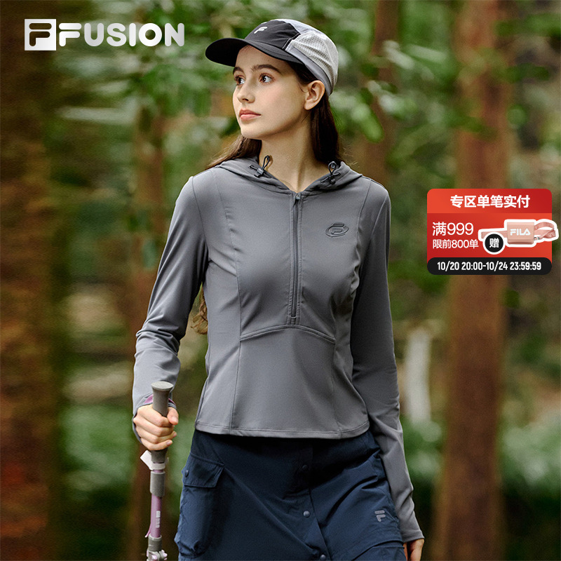 FILAFUSION斐乐潮牌女子长袖T恤