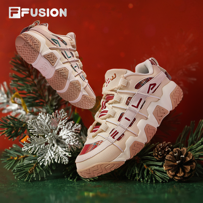 FILAFUSION斐乐潮牌情侣篮球鞋