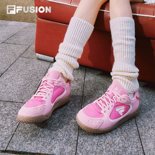 FILA FUSION斐乐潮牌薄底鞋女板鞋春季休闲鞋芭蕾鞋德训鞋阿甘鞋