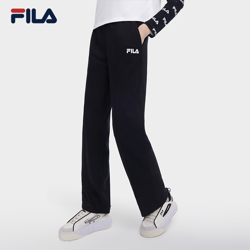 FILA女士时尚针织长裤