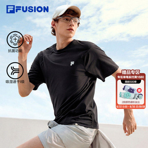 FILAFUSION速干t恤半袖女情侣