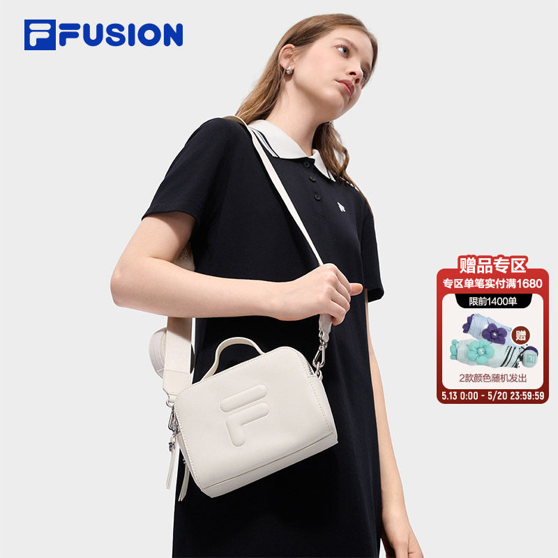 FILA FUSION斐乐潮牌斜挎包女包包2026夏季新款单肩包