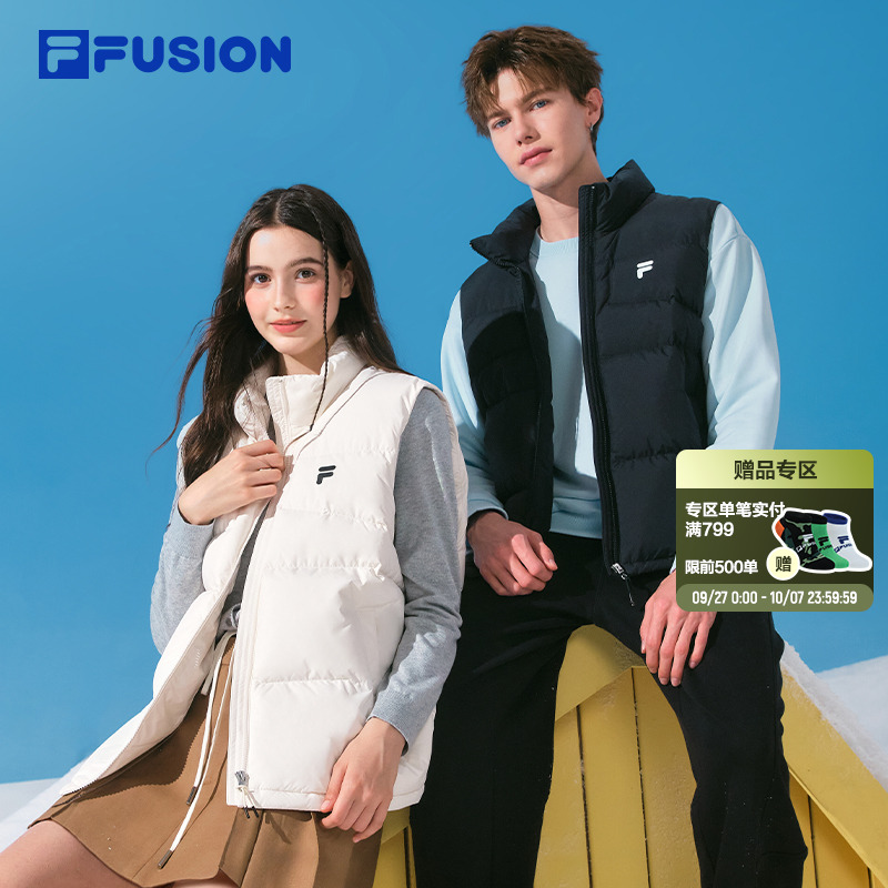 FILAFUSION斐乐中性羽绒马甲