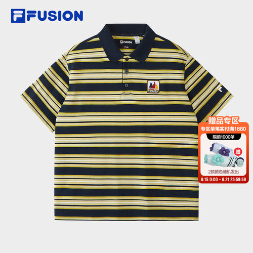 FILAFUSION斐乐男子短袖POLO