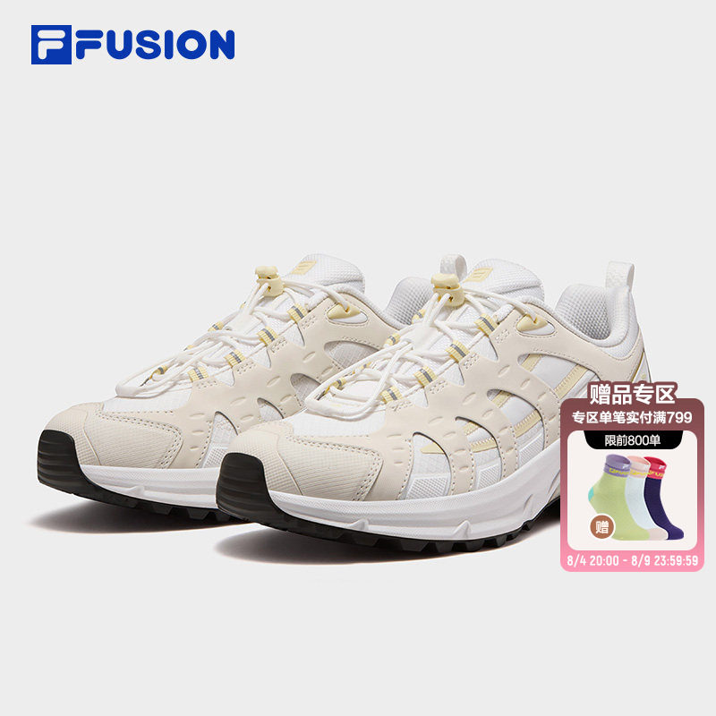 Como X 2.0丨田曦薇同款FILA FUSION斐乐休闲鞋女夏季户外运动鞋 - 实物图