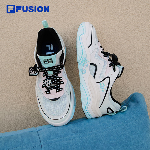 FILA FUSION | Mr Doodle联名斐乐女子板鞋2025秋KICK III休闲鞋