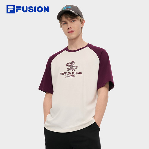 FILAFUSION斐乐潮牌针织短袖衫