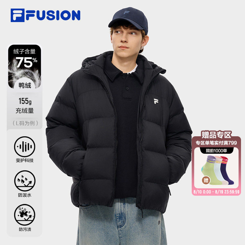 FILAFUSION斐乐情侣羽绒服男女