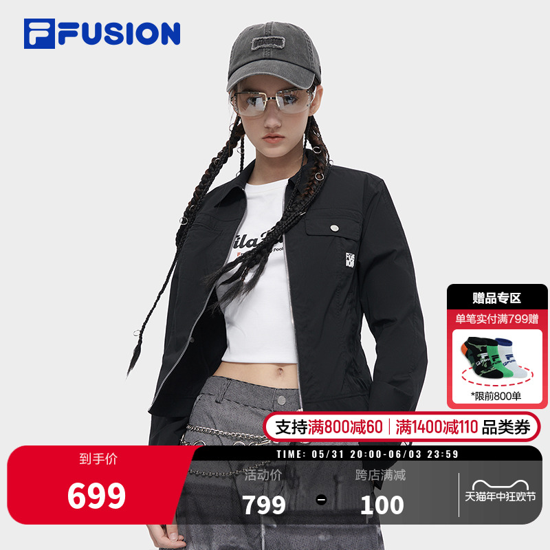 FILAFUSION斐乐女士梭织上衣