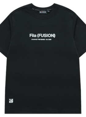 FILAFUSION斐乐男士针织短袖衫