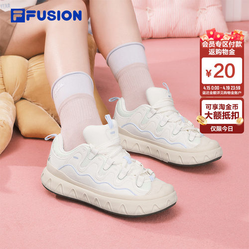 甜筒鞋丨FILA FUSION斐乐潮牌女鞋小白鞋春厚底板鞋休闲鞋松糕鞋
