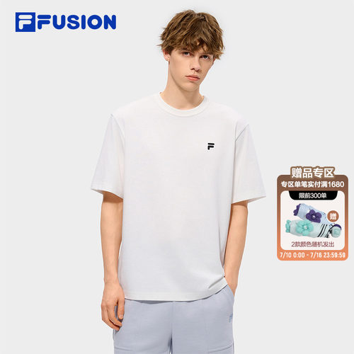 FILAFUSION斐乐男士针织短袖衫