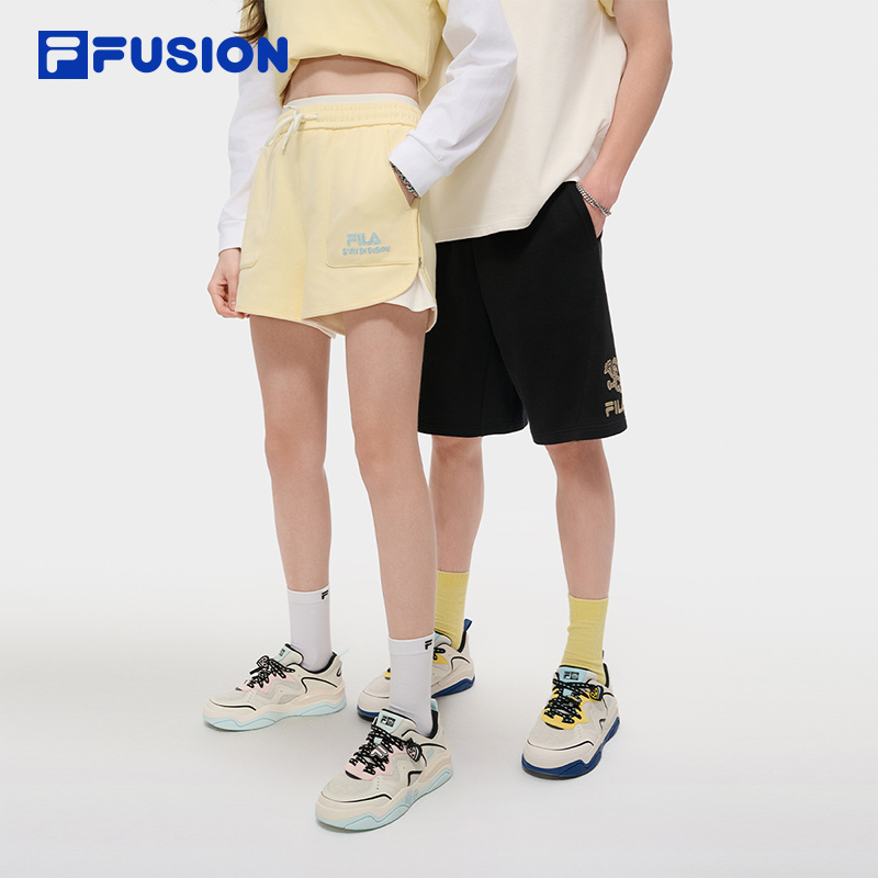 FILAFUSION斐乐潮牌针织五分裤