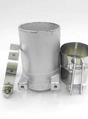 挖掘机小松PC200/220/240-6-7-8消声器排气管连接管夹子配件优质