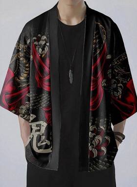 外搭开衫外套道袍和服暗黑欧美