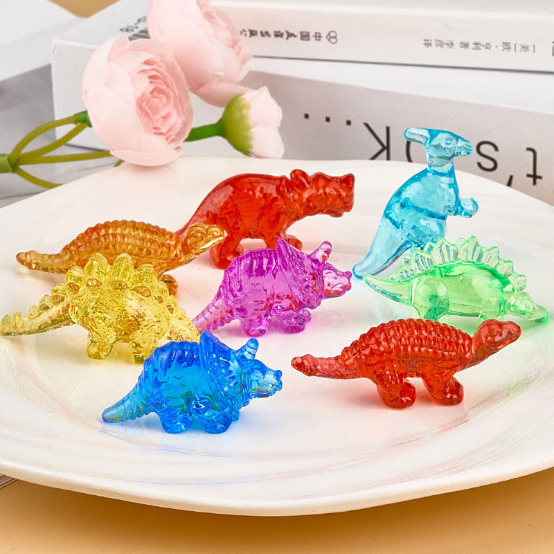 亚克力透明水晶宝石儿童小玩具七彩恐龙男孩女童幼儿园奖品礼物,玩具/童车/益智/积木/模型,手工串珠/穿珠/首饰编织,淘宝优惠券,粉丝福利购,淘宝优惠卷
