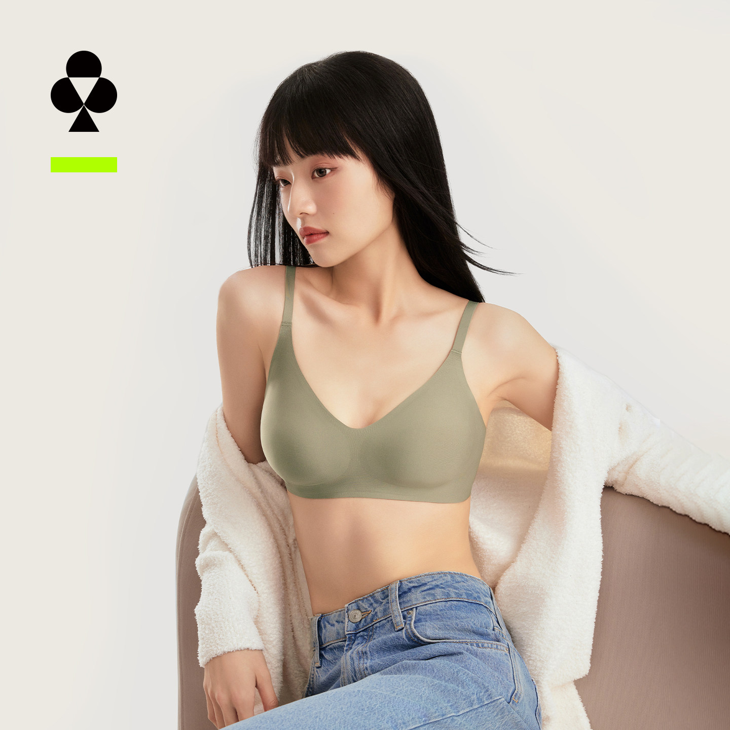 有棵树软支撑内衣女无钢圈防下垂收副乳无痕小胸聚拢文胸2025新款