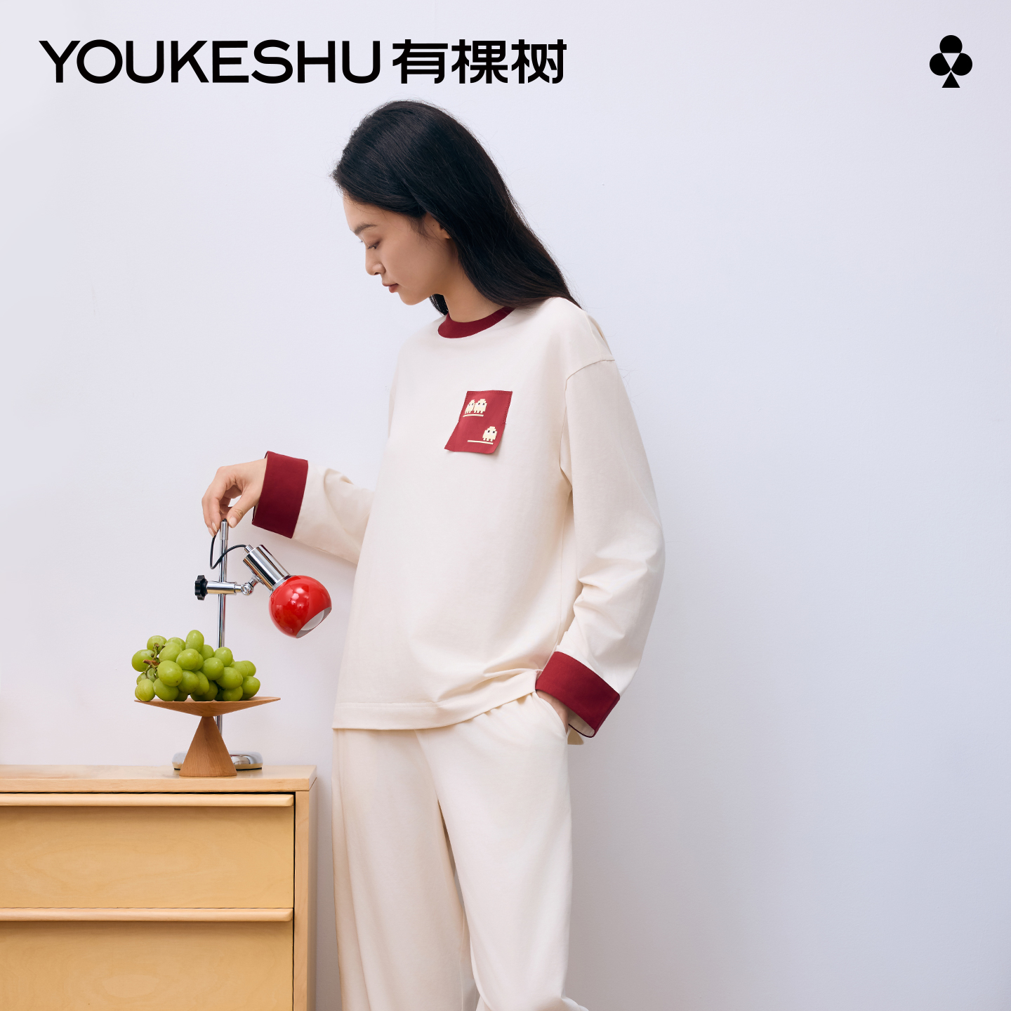 有棵树女士纯棉7A抗菌家居服