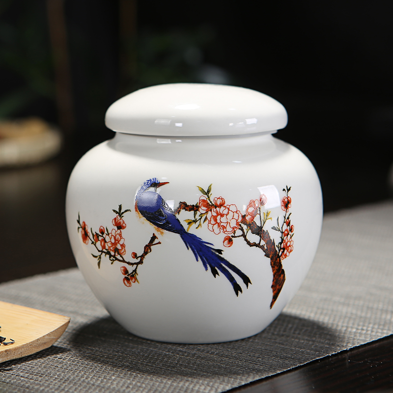 陶瓷膏方罐固元膏瓷瓶香粉罐储物