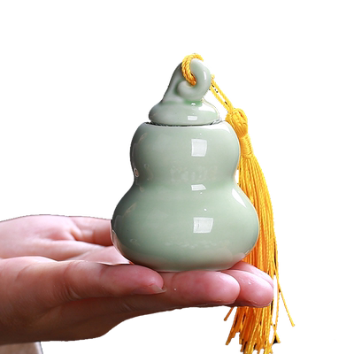 陶瓷葫芦密封罐便携储物罐