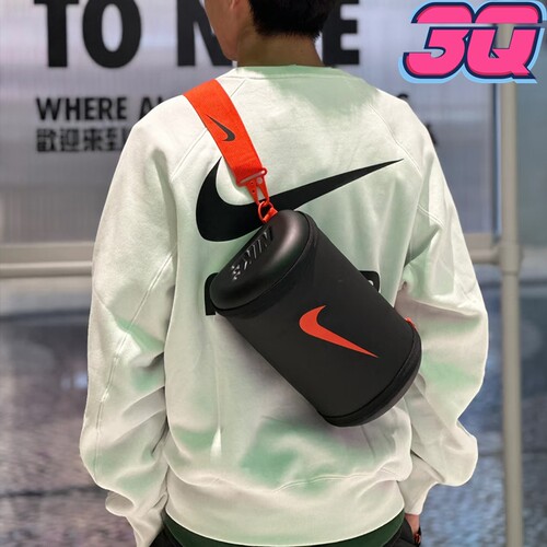 耐克NIKE会员限定健身骑行旅行运动单肩斜挎手提水桶包BG017-016A