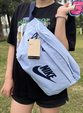 耐克NIKE运动腰包王一博同款男女斜挎单肩包胸包邮差包BA5751-479