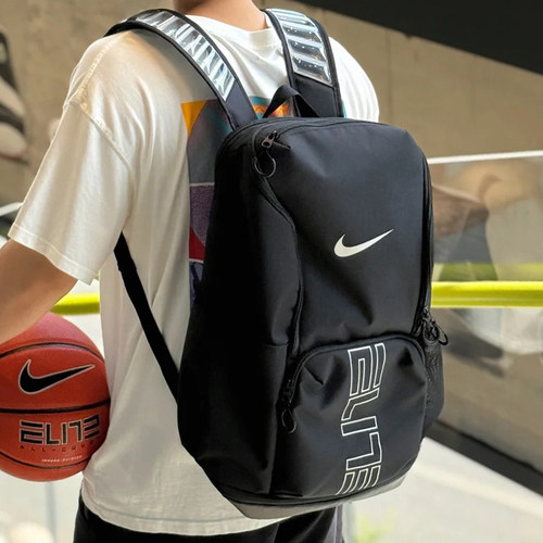 耐克NIKE ELITE篮球运动气垫精英包双肩包学生书包男女情侣HM9965