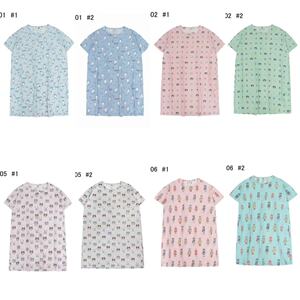 日本Kusuguru正品猫咪印花家居睡裙睡裤绵绸人造棉居家服舒适514