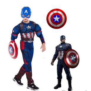 儿童美国队长扮演服漫威超级英雄万圣节Captain cosplay America