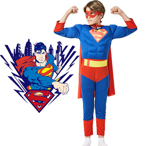 新款儿童超人扮演服supermancos