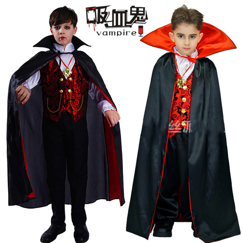 新款儿童吸血鬼扮演服万圣节